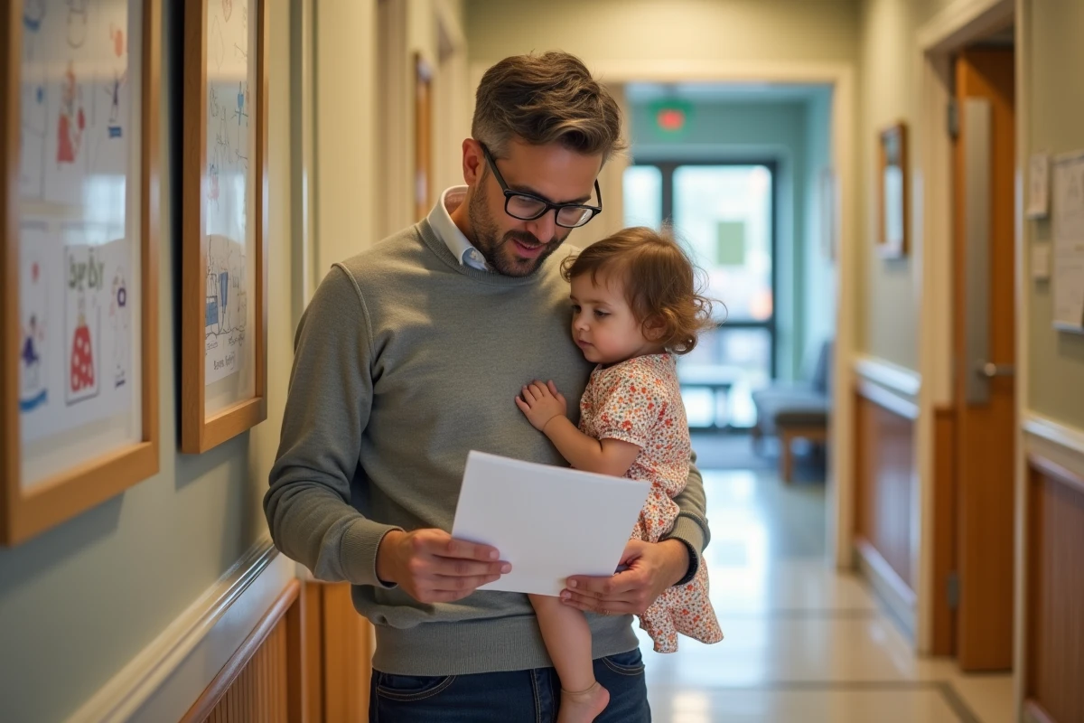 Père avec sa fille dans l
